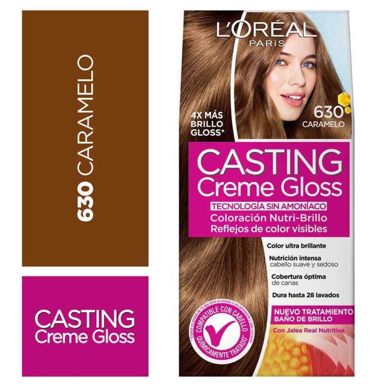 Mengotti Couture® Casting Hair Color 258602 Tintura Casting Creme Gloss 630 Caramelo 45 Gr