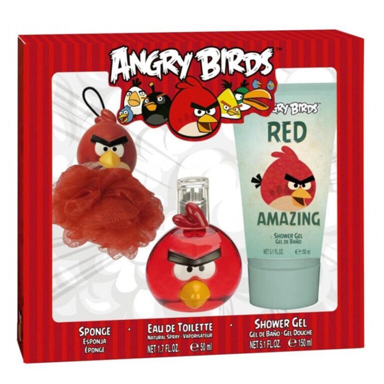 Mengotti Couture® Angry Birds Red Coffret Eau De Toilette 50 ML+Shower Gel 150 ML+Sponge 663350061208