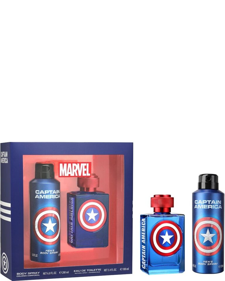 Mengotti Couture® Marvel Captain America Set Eau De Toilette 100 ML +Body Spray 200 ML 663350083217