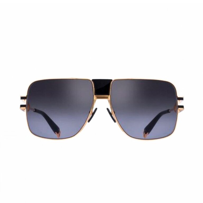 Mengotti Couture® Balmain Bps-104C Gold Metal Sunglasses Limited Edition Balmainbps 104cgoldmetalsunglasseslimitededition1