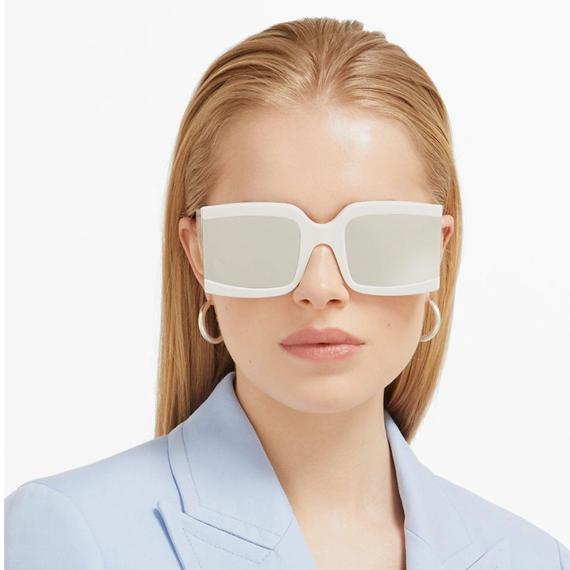 Rectangular acetate sunglasses in brown - Celine Eyewear | Mytheresa
