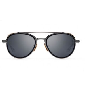 Dita Epiluxury - Eplx.4 Black/ Silver Aviator Unisex Sunglasses - 52Mm