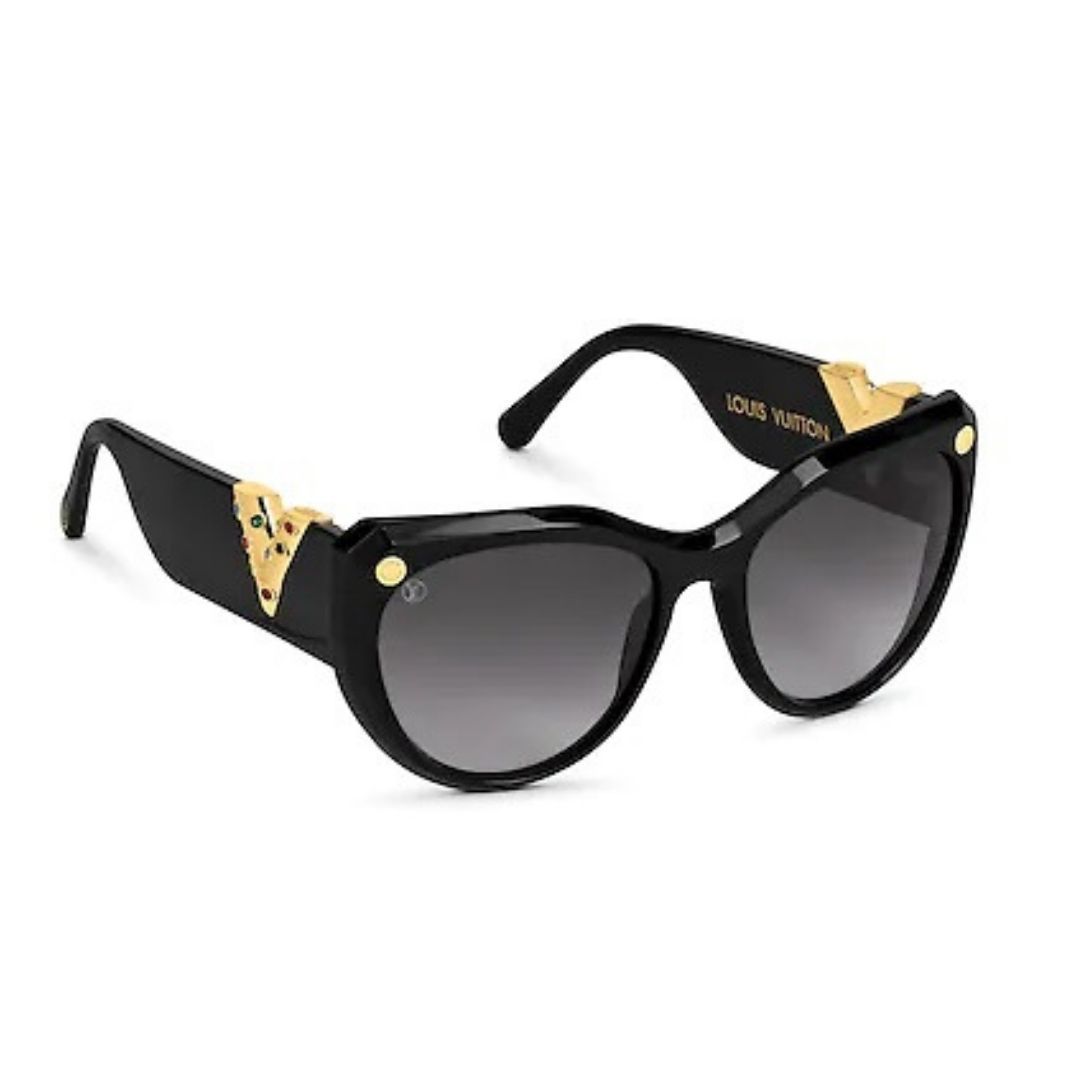 Louis Vuitton Black Gradient My Fair Lady Cat Eye Sunglasses