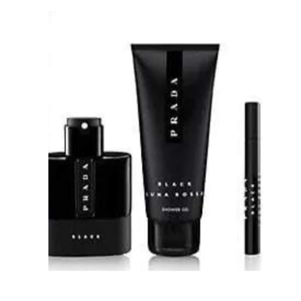 PRADA LUNA ROSSA BLACK EDP MEN’S 3 PC GIFT SET