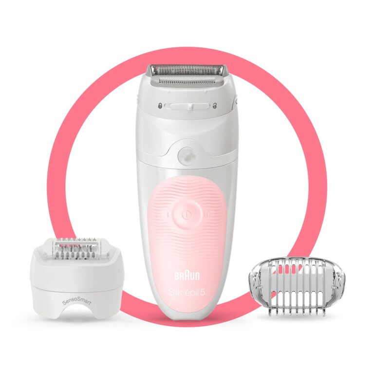 Mengotti Couture® Epilator, Silk epil 5 Flamingo Pink With 4 Extras Including Shaver Head And Trimmer Cap, Ses 5-620 Se5 620 Braun Chameleon Primaryimage01 3000×3000 89080.1617228889