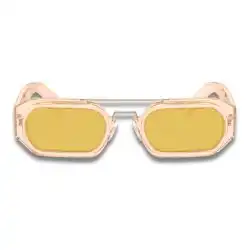 Prada Runway SPR01WS Transparent Yellow Sunglasses