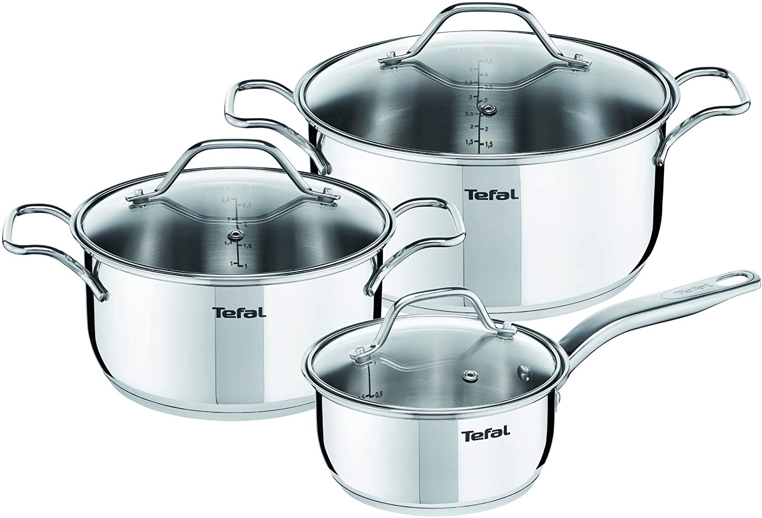 Bestrating Hover Productiecentrum Mengotti Couture® Official Site | Tefal Tefal, Intuition Ss V2 Set 6 Pces ( Saucepan 16 & Lid,Stewpot 20/24 & Lid)