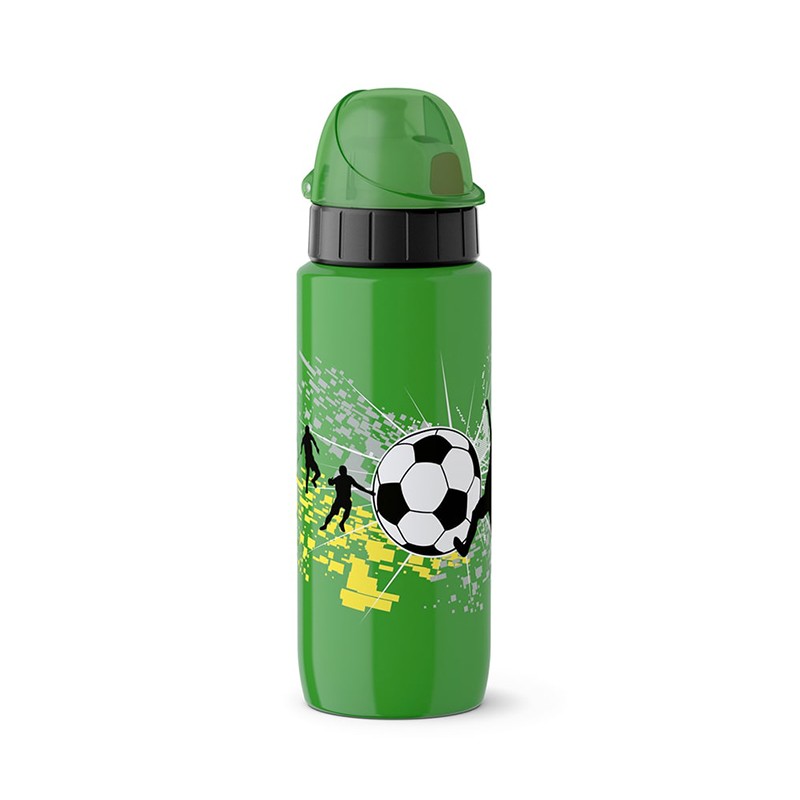 Mengotti Couture® Tefal Drink2Go Light Steel - Decor Soccer 06L Green Tefal, Drink2Go Light Steel – Decor Soccer 0,6L Green