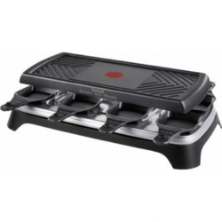 Tefal Raclette Grill Plancha Tefal – 1350W – Noir/Inox