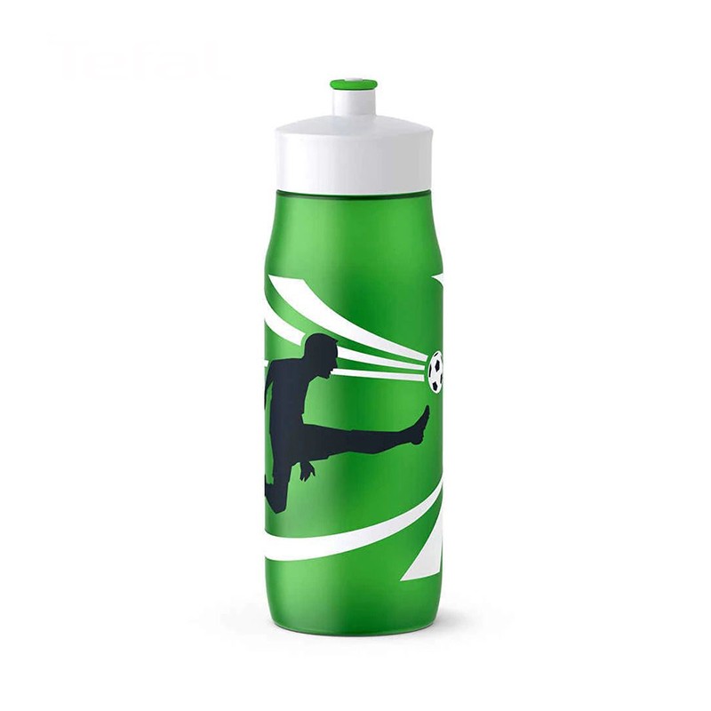 Mengotti Couture® Tefal Squeeze Drinking Bottle Green - Decor Soccer 06L Tefal, Squeeze Drinking Bottle Green – Decor Soccer 0,6L