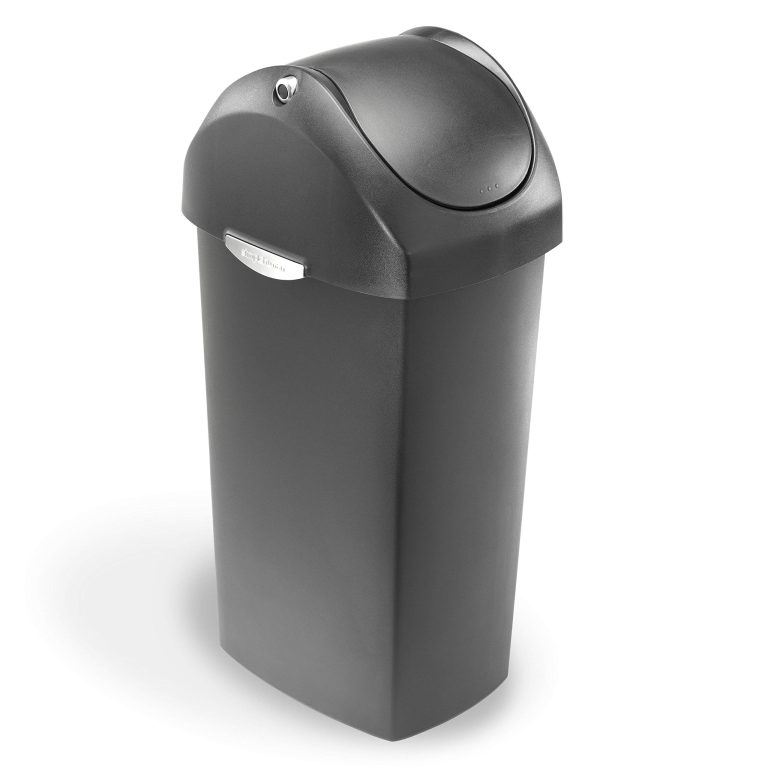 Mengotti Couture® Simplehuman Swing Lid Trash Can 60 L Grey 81npoIFwC-L.jpg