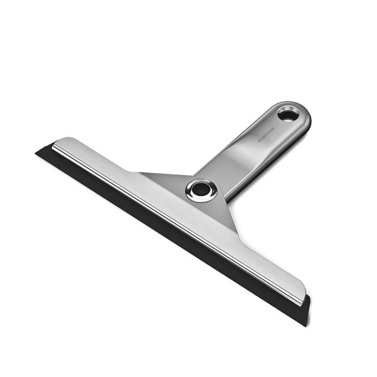 Mengotti Couture® Simple Human Foldaway Squeegee Brushed Die-Cast Zinc + Anodised Aluminium