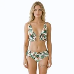 Bikini high waist floral print Two Piece Bikini Swimsuit