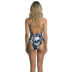 Swimming suit patterned one piece
