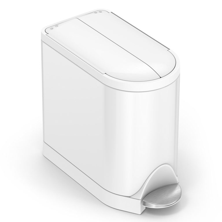 Mengotti Couture® Simplehuman Butterfly Step Trash Can 10 L White f861bd898986a8369b3ded2cca5a3664.jpg
