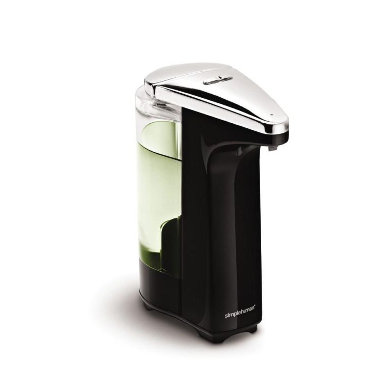 Mengotti Couture® Simplehuman Automatic Hand Motion Liquid Soap Dispenser Volume Control 237 ML Black Plastic