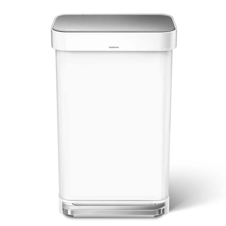 Mengotti Couture® Simplehuman Rectangular Pedal Bin with Liner Pocket 45 L White Steel simplehuman-indoor-trash-cans-cw2027-64_1000.jpg