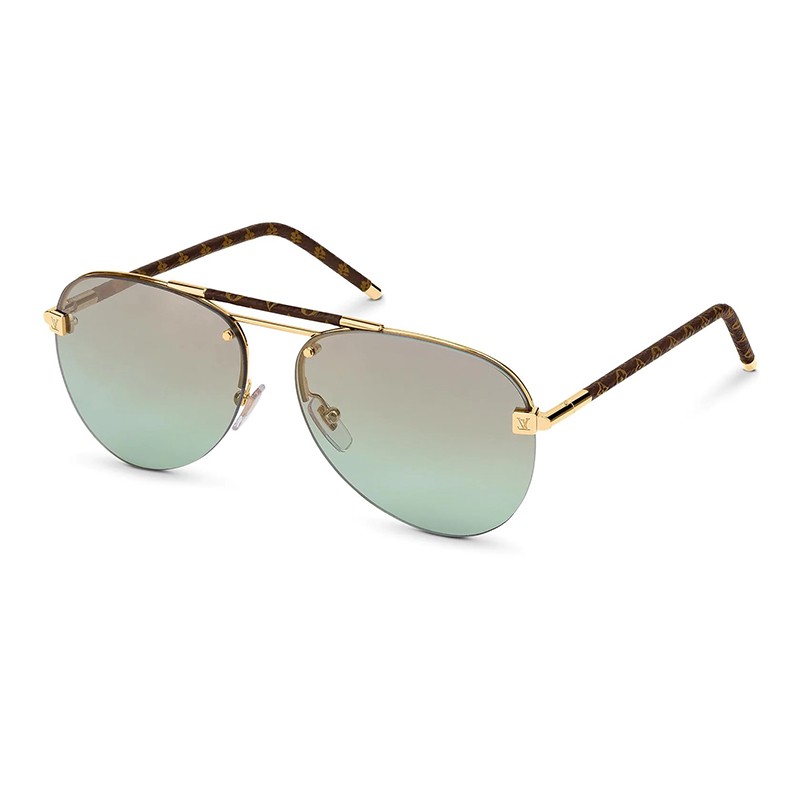 Louis Vuitton - Clockwise Sunglasses - Metal - Gold Monogram - Men - Luxury