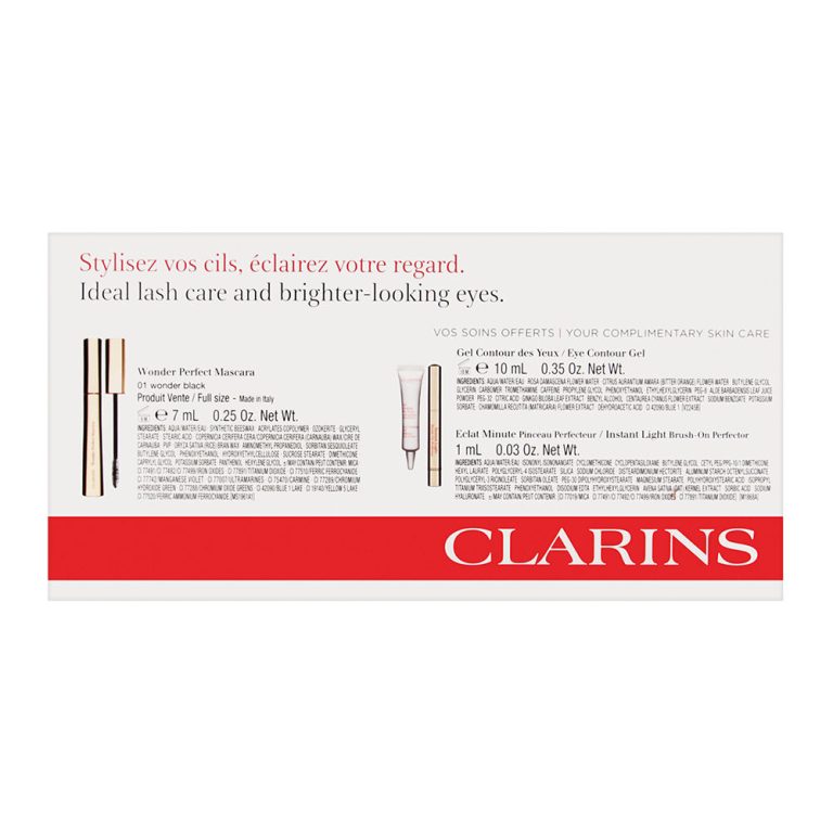 Clarins  Gift Set Lips & Eye (Ombre,Baume,Rouge)