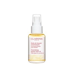 Clarins  Nourishing Beauty Hair Oil With Argan And Camellia Oils