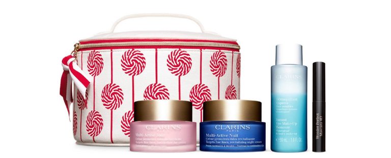 Clarins  Gift Set Clarins  Multi-Active Luxury Set(Jour+Nuit+Demaq+Mascara)