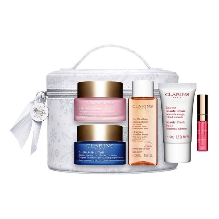 Clarins  Gift Set Multi Active Coll+Eau Mic.50Ml+B.Beaute 15Ml+Lip Oil 04 Noel 21