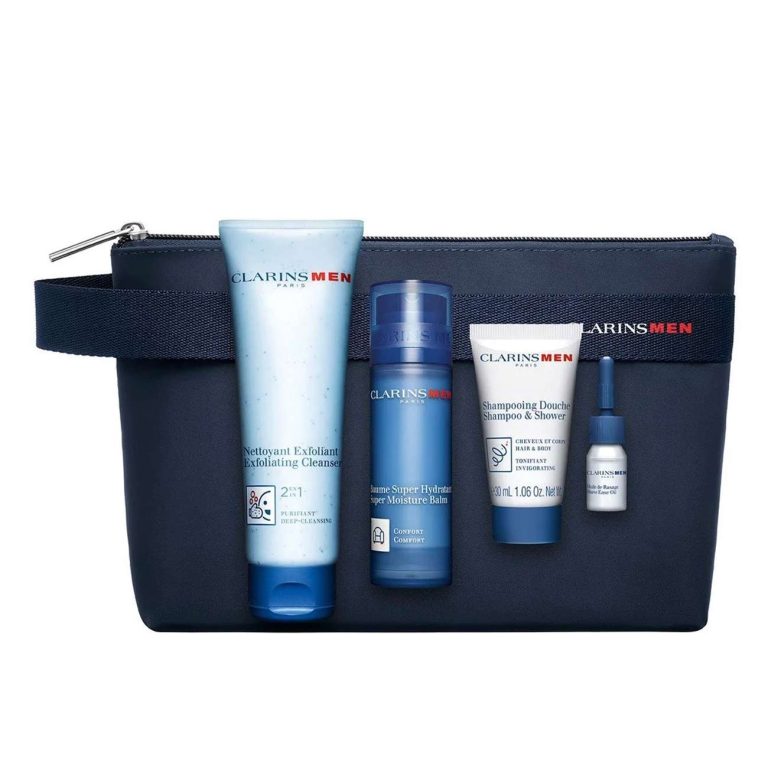 Clarins  Gift Set Men Gel Revitalisant+Exfoliant Noel 17