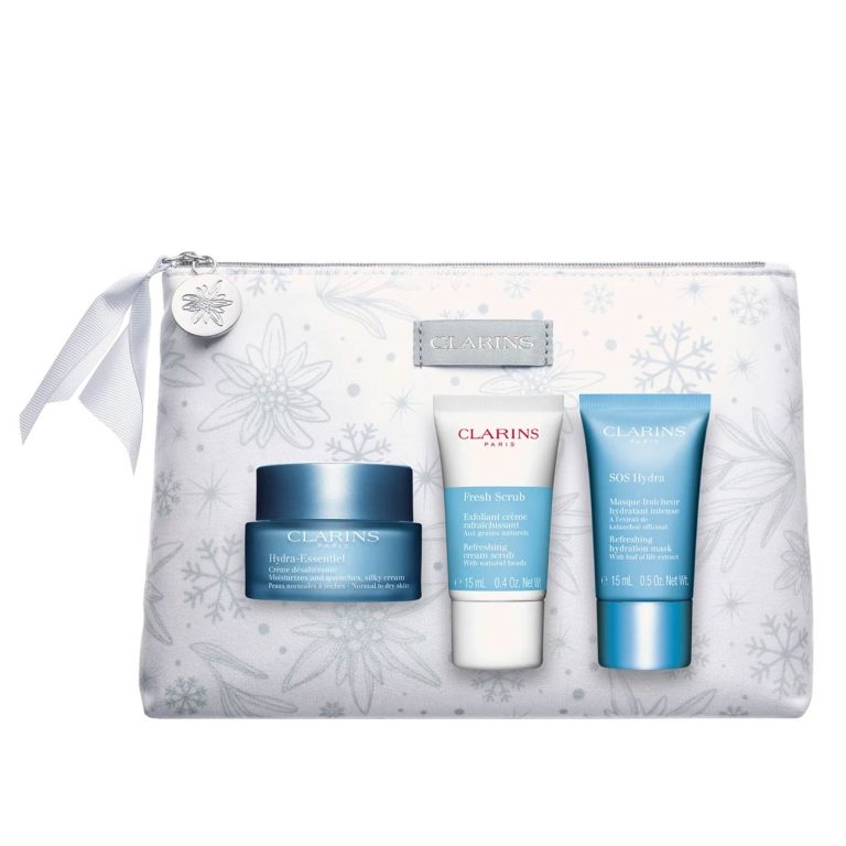 Clarins  Gift Set Hydra Essentiel+ Scrub Fresh 15Ml+Mask Hydra.15Ml Noel 21