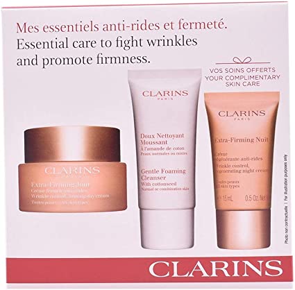 Gifts  Sets  Clarins  Gentle Foaming Cleanser 30Ml, Extra-Firming Day Cream 50Ml & Extra-Firming Night Cream 15Ml