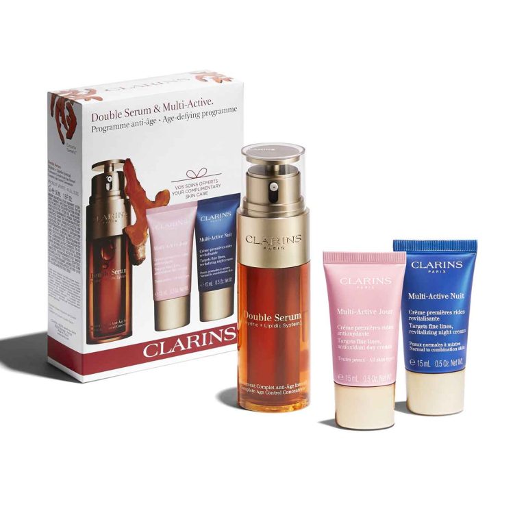 Clarins  Gift Set Clarins  Double Serum And Multi Active Set