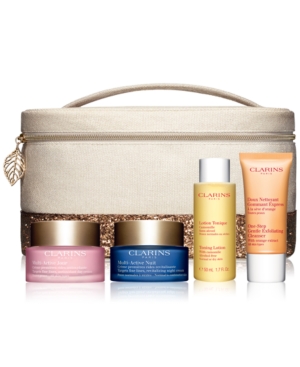 Gift Set Clarins  Multi-Active Day And Night Collection 5 Piece Set - All Skin Types
