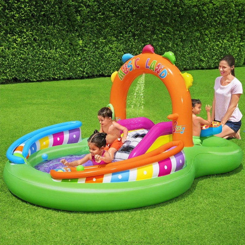 Mengotti Couture® Bestway, H2Ogo! Sing 'N' Splash Inflatable Kids Water Play Center - Bestway 53117 BESTWAY, H2OGO! SING ‘N’ SPLASH INFLATABLE KIDS-2