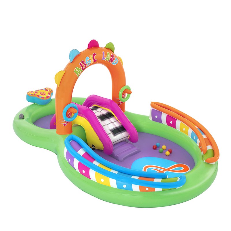 Mengotti Couture® Bestway, H2Ogo! Sing 'N' Splash Inflatable Kids Water Play Center - Bestway 53117 BESTWAY, H2OGO! SING ‘N’ SPLASH INFLATABLE KIDS