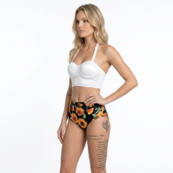 Flounced High waist Swimwear