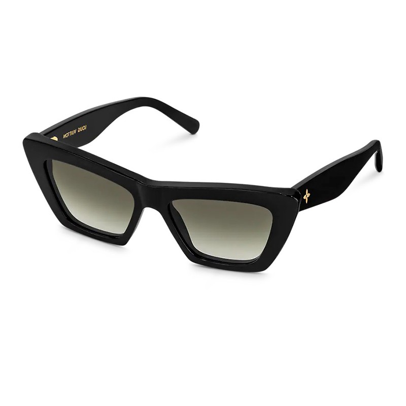 LV Fame Cat Eye Sunglasses - Luxury S00 Black