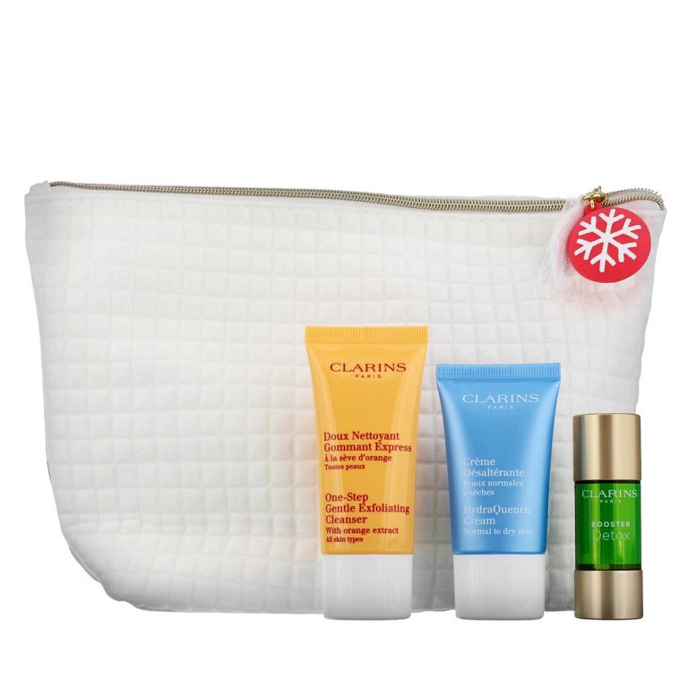 Gift Set Clarins  Booster Detox 3 Products Face Serum