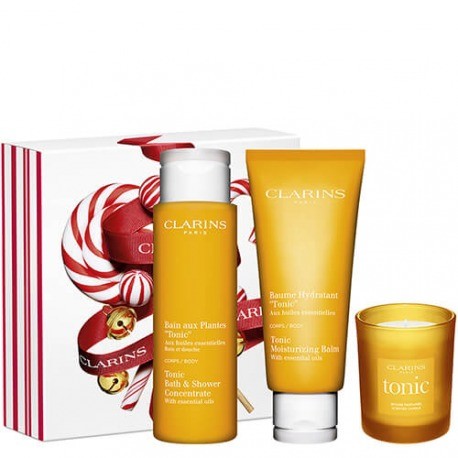 Clarins  Gift Set Clarins 
Spa At Home Box - 2 Products + Moisturizing Balm