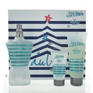 Jpg Le Beau Male H Edt Intense 125Ml Coff+Sg 75Ml+As 30Ml