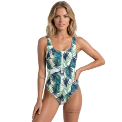 Hawaiian Patterned Swimwear