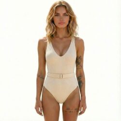 Swimming in classy Beige