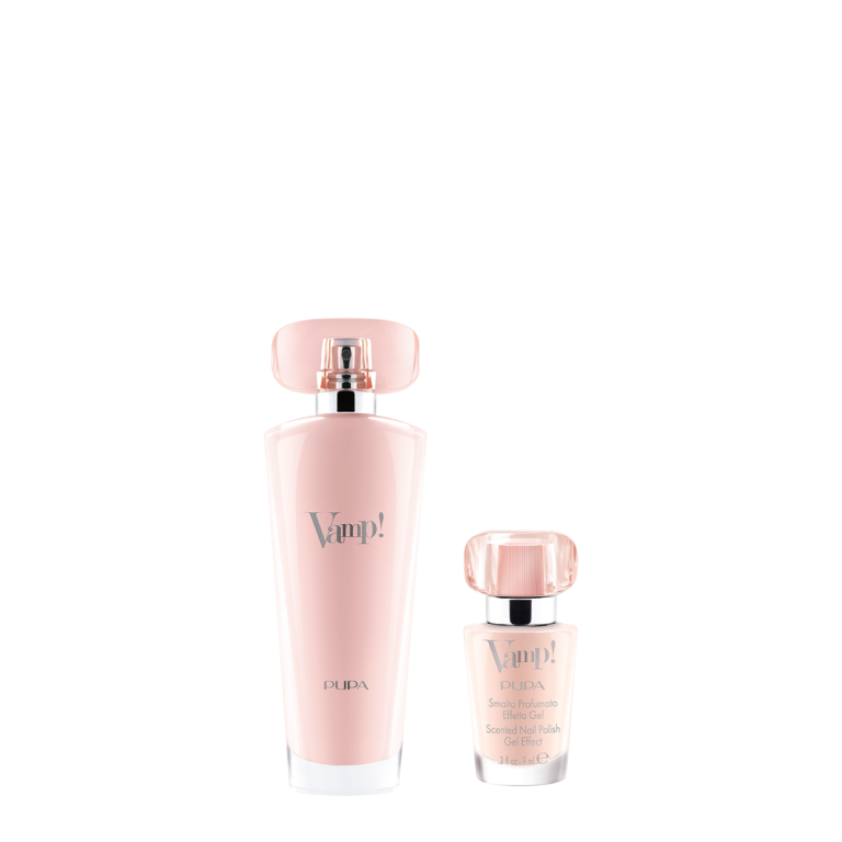 Mengotti Couture® Pupa, Kit Vamp Pink Eau De Parfum 50 Ml + Perfumed Nail Polish Effect Gel 9Ml 0f2m12b001_8011607354481_kit_vampedp_pink50_smaltovamp.png