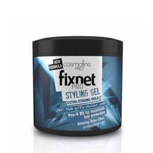 Cosmaline, Fixnet Pro Styling Gel Extra Strong Hold Blue, 1000Ml