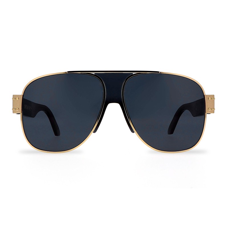Gifford Aviator Black-Gold Sunglasses | Zeelool Glasses