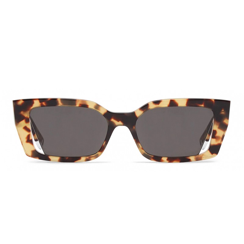 Fendi Way Rectangular Sunglasses-Havana | Mengotti Couture®