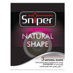 Sniper Condoms Natural Shape 3Pcs