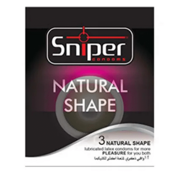 Sniper Condoms Natural Shape 3Pcs
