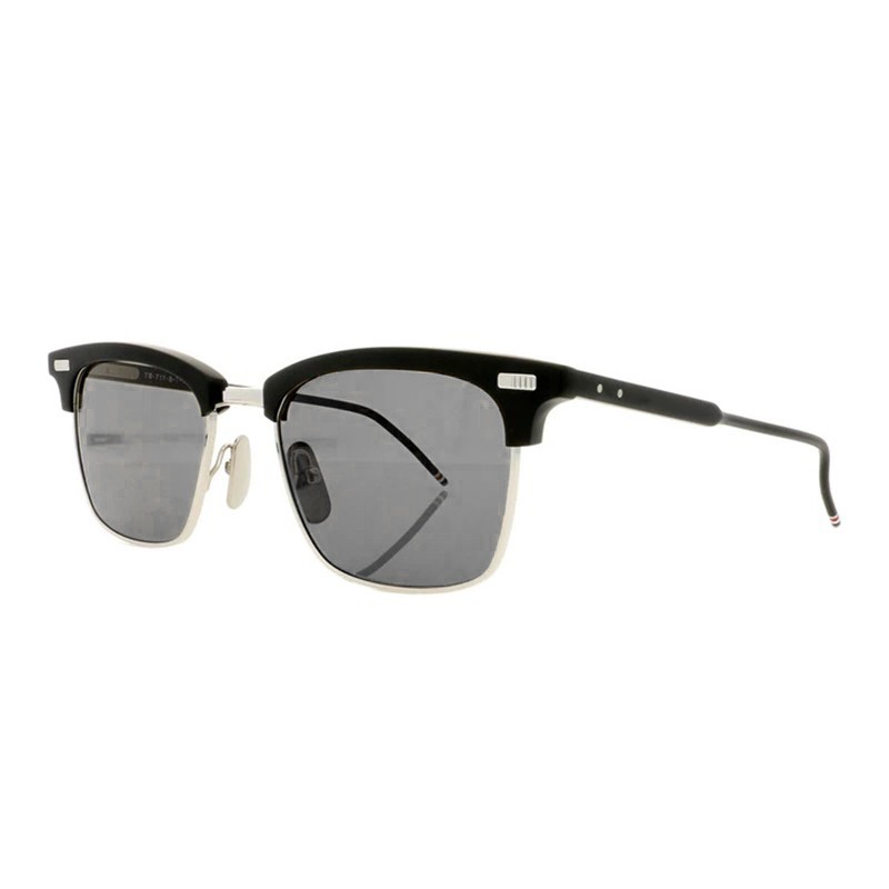 Mengotti Couture® Thom Browne - Silver And Matte Black Sunglasses Thom Browne – Silver-1
