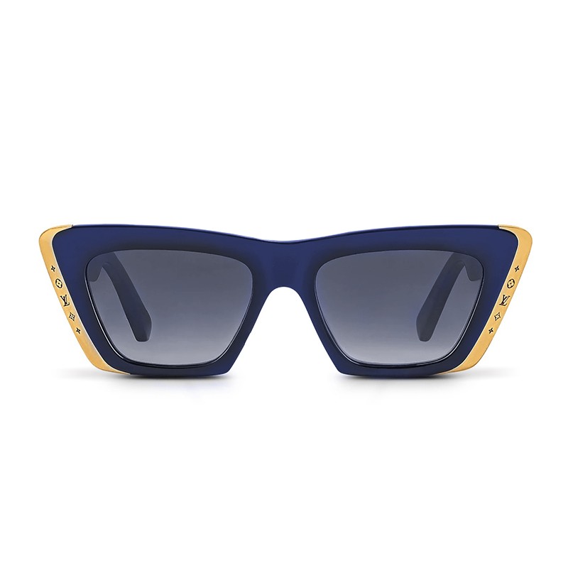 Louis Vuitton Moon Cat Eye Sunglasses-Blue | Mengotti Couture®