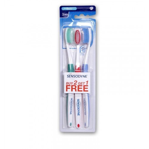 Sensodyne Sensitive Buy 2 Get 1 Tooth Brush 3N 8901571005833-500x500
