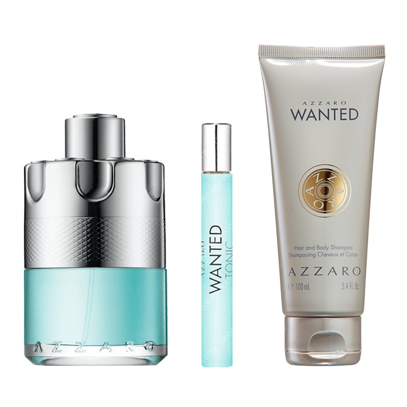Mengotti Couture® Azzaro Mens Wanted Tonic Gift Set Fragrances AZZARO MENS WANTED TONIC GIFT SET FRAGRANCES